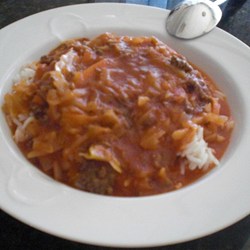 Passover Unstuffed Cabbage Soup Recipe