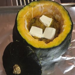 Kabocha Squash Filled with Shrimp Recipe