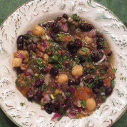 Balela (Chickpea and Black Bean Salad) Recipe