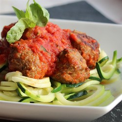 Simple Meatballs with Zoodles Recipe
