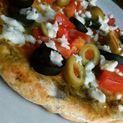 Mediterranean Pesto Pizza Recipe