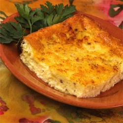 Crustless Caramelized Onions and Cheese Recipe