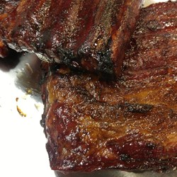 Dark Brown BBQ Ribs Recipe