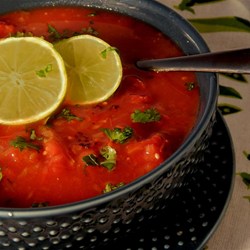 Spicy Tequila-Lime Tomato Soup Recipe