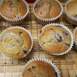 Strawberry-Blueberry Muffins Recipe