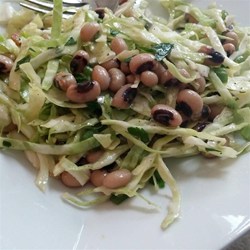 Black-Eyed Pea Cabbage Salad Recipe