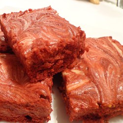 Red Velvet Brownies with Cream Cheese Frosting Recipe