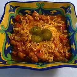 Hill Country Turkey Chili with Beans Recipe