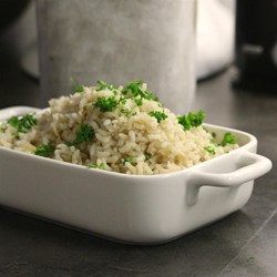 No-Fuss Perfect Baked Brown Rice Recipe