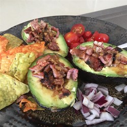 Bacon Stuffed Avocados Recipe