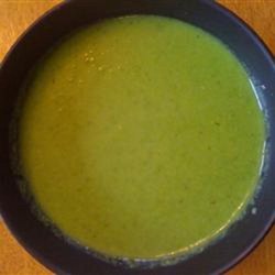 Simple Healthy Green Pea Soup Recipe