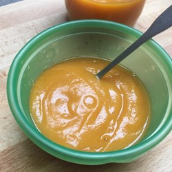 Homemade Pureed Sweet Potato Baby Food Recipe
