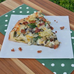 Bacon Spinach Artichoke Pizza Recipe