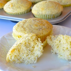 Greek Yogurt Poppy Seed Muffins Recipe