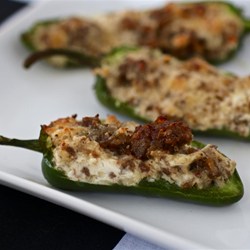 Sausage Stuffed Jalapenos Recipe