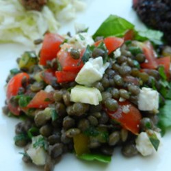 French Lentil Salad with Goat Cheese Recipe
