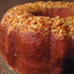 Golden Rum Cake Recipe