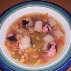 Shrimp and Octopus Soup (Caldo de Camaron y Pulpo) Recipe