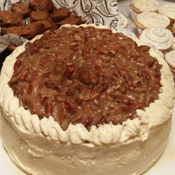 Pralines, Coffee and Cream Cake Recipe
