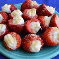 Cheesecake-Stuffed Strawberries Recipe