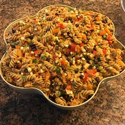 Barbeque Chicken Pasta Salad Recipe