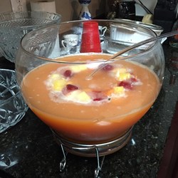 Champagne Peach Punch Recipe