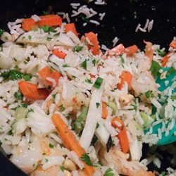 Namasu Rice Salad with Pickled Daikon Radish and Carrots Recipe
