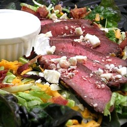 Bacon Blue Cheese Flat Iron Salad Recipe