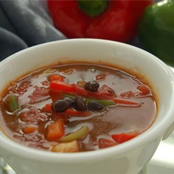Easy Chicken Fajita Soup Recipe