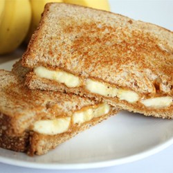 Grilled Peanut Butter and Banana Sandwich Recipe