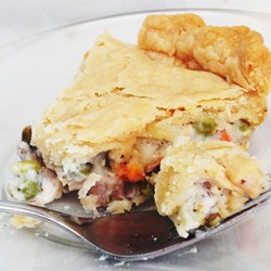 Dad's Leftover Turkey Pot Pie Recipe