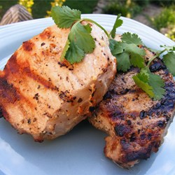 Grilled Lemon Herb Pork Chops Recipe