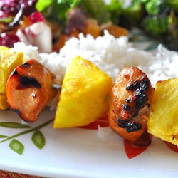 Hawaiian Chicken Kabobs Recipe