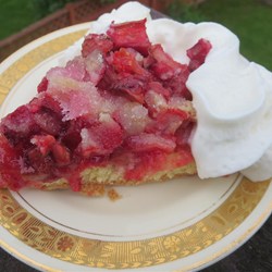 Rhubarb Surprise Pie Recipe