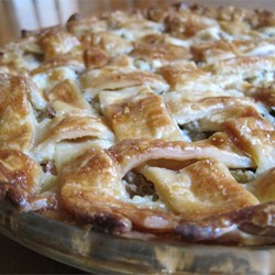 Rhubarb Custard Pie VI Recipe