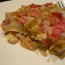 Fresh Rhubarb Torte Recipe