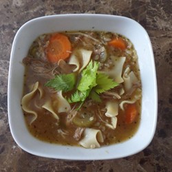 Leftover Turkey Soup (Slow Cooker) Recipe