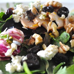 California Cherry and Walnut Salad Recipe