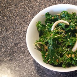 Kale Salad with Sprouts and Seeds Recipe