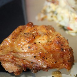 Sweet Hot Mustard Chicken Thighs Recipe