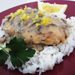 Lemon Mushroom Herb Chicken Recipe