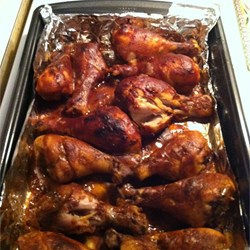 Oven BBQ Chicken Drumsticks Recipe