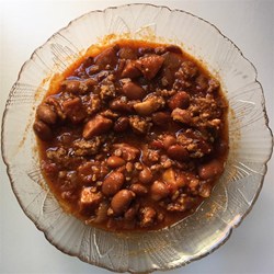 Bacon Cider Chili Recipe