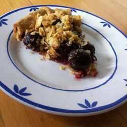 Cherry Pie with Almond Crumb Topping Recipe