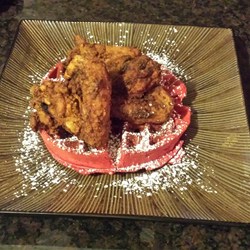 Red Velvet Belgium Waffles Recipe