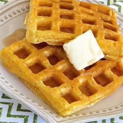 Cornmeal Waffles with Chia Seeds Recipe