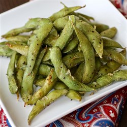 Simple Roasted Edamame  Recipe