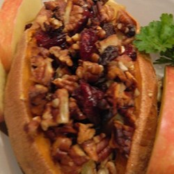 Drunken Stuffed Sweet Potatoes Recipe