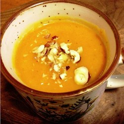 Banana Squash Soup with Sweet Potato and Green Apple Recipe