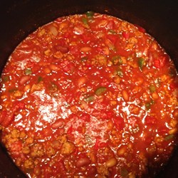 Traditional Chili with Ground Turkey Recipe